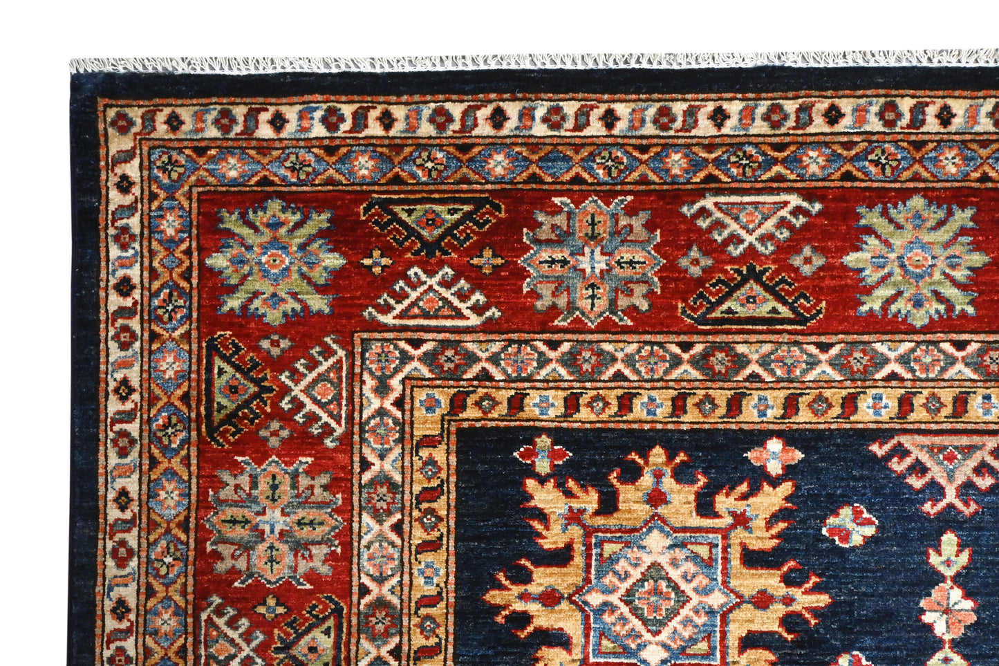 Tapis kazakh | 10'7" x 7'11" | Décoration intérieure | Tapis en laine noué à la main