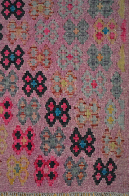 Kilim Carpet | 13' x 10'4" | Home Decor | Hand-Woven Flatweave Rug