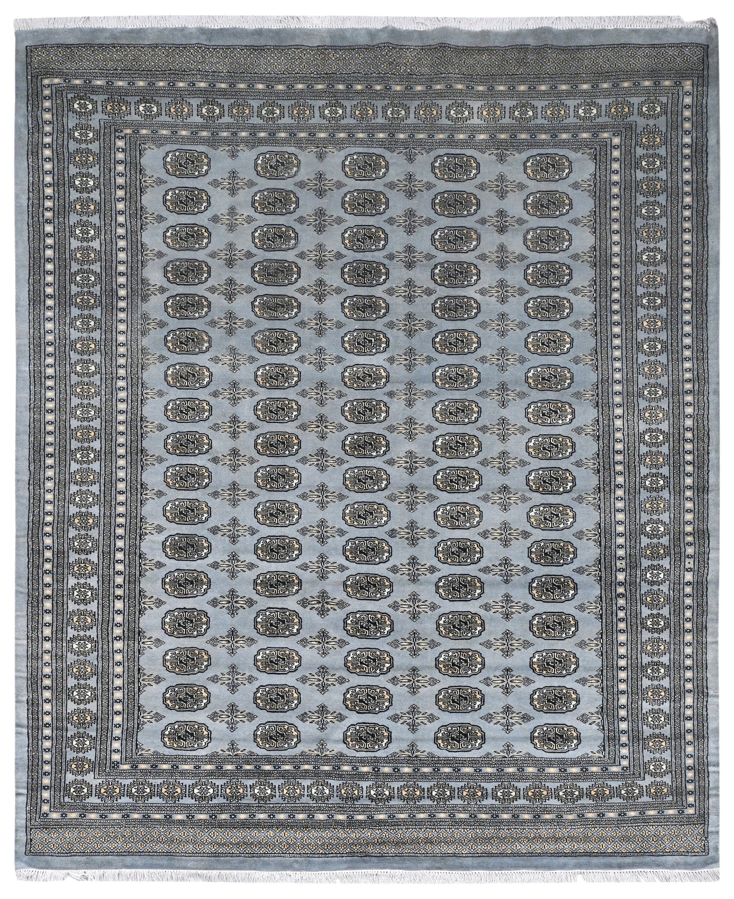 Bokhara Wool Rug | 10' x 8' | Home Decor | Hand-Knotted Area Rug