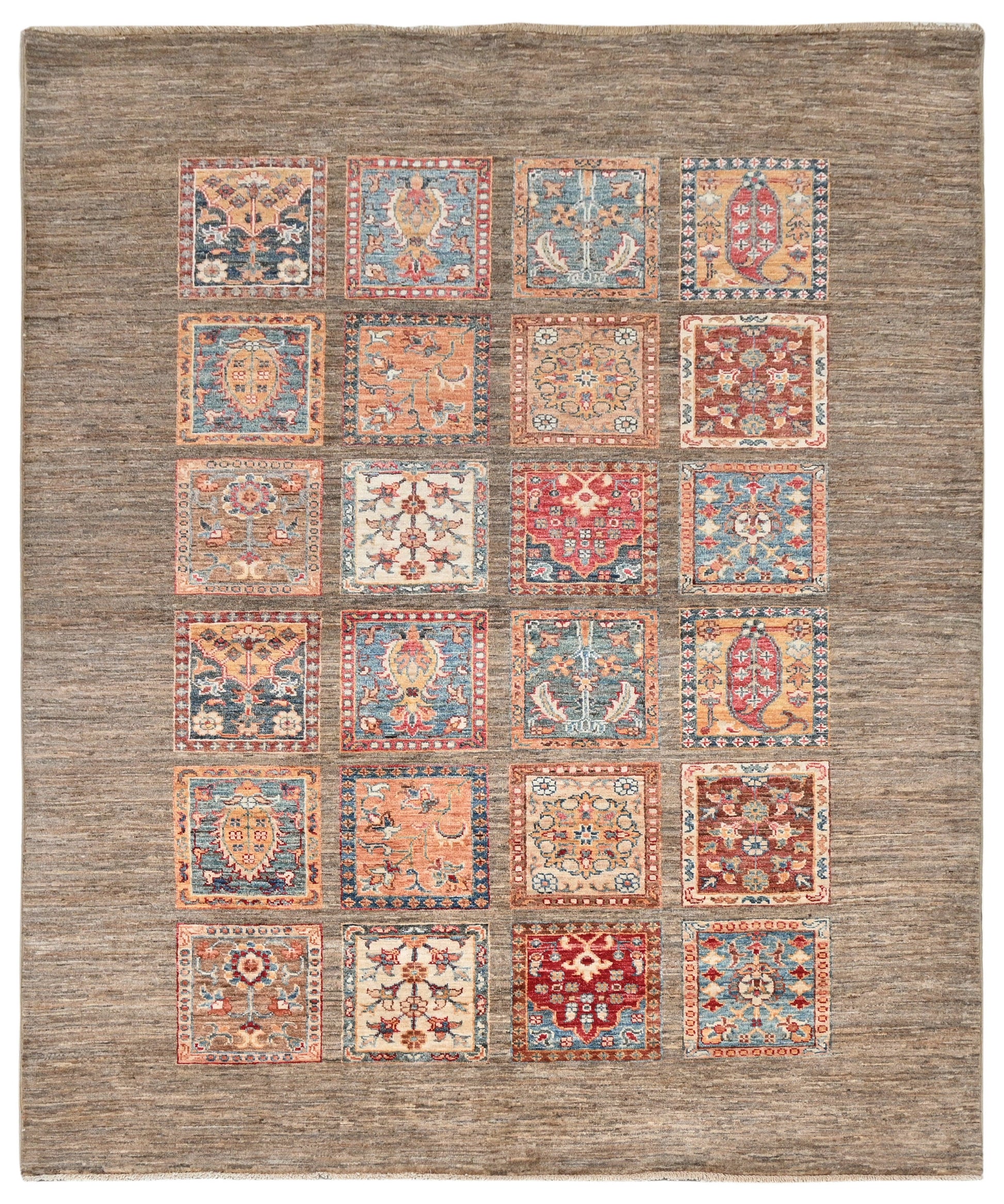 Four Gardens of Paradise Rug | 6'8" x 5' | Home Decor | Hand-Knotted Rug