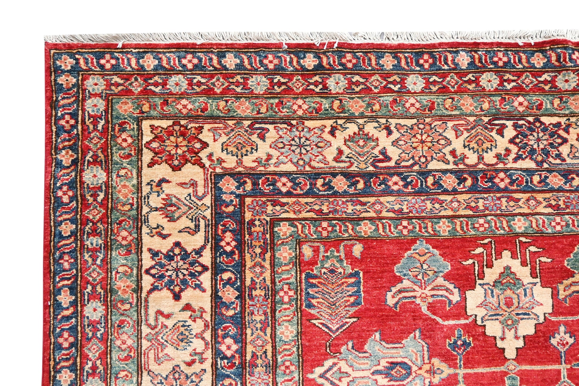 Kazakh Carpet | 10'3" x 8'2" | Home Decor | Hand-knotted Wool Area Rug