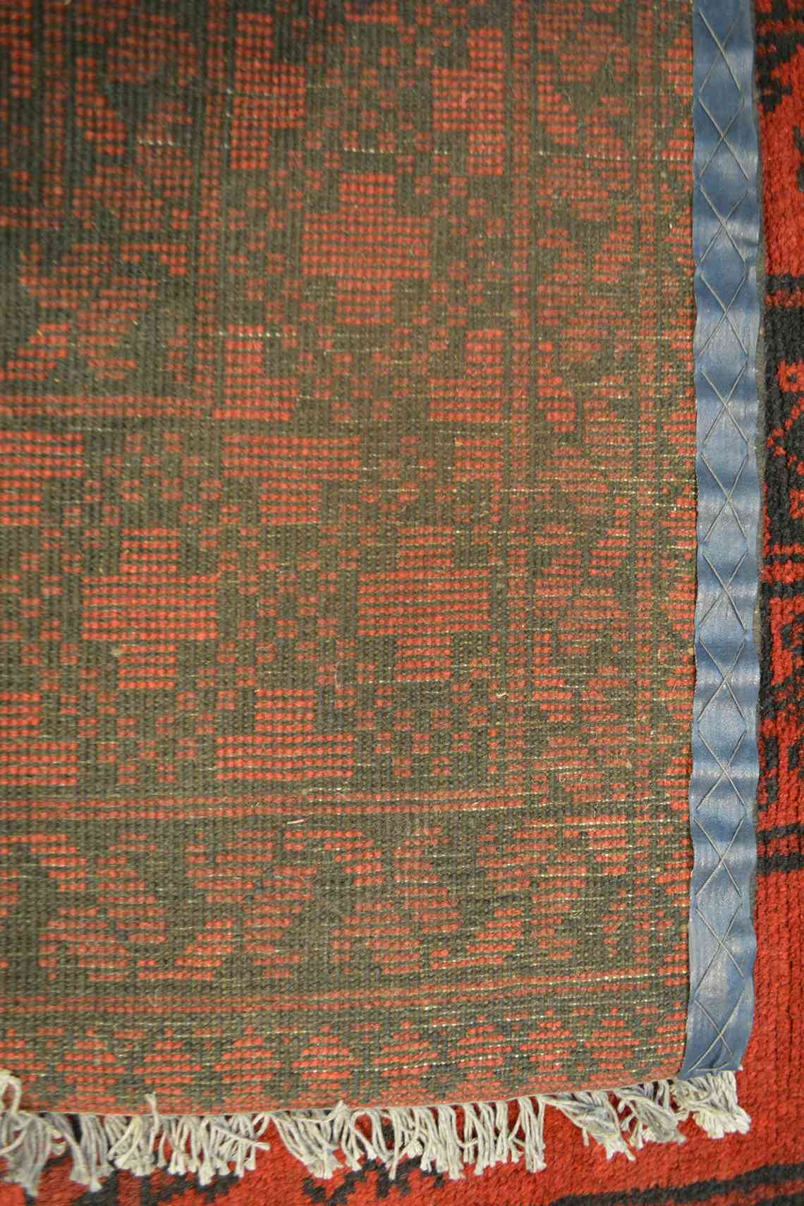 Bokhara Elephant's Foot Turkoman Carpet | 12'7" x 10' | Home Decor | Hand-knotted Wool Area Rug