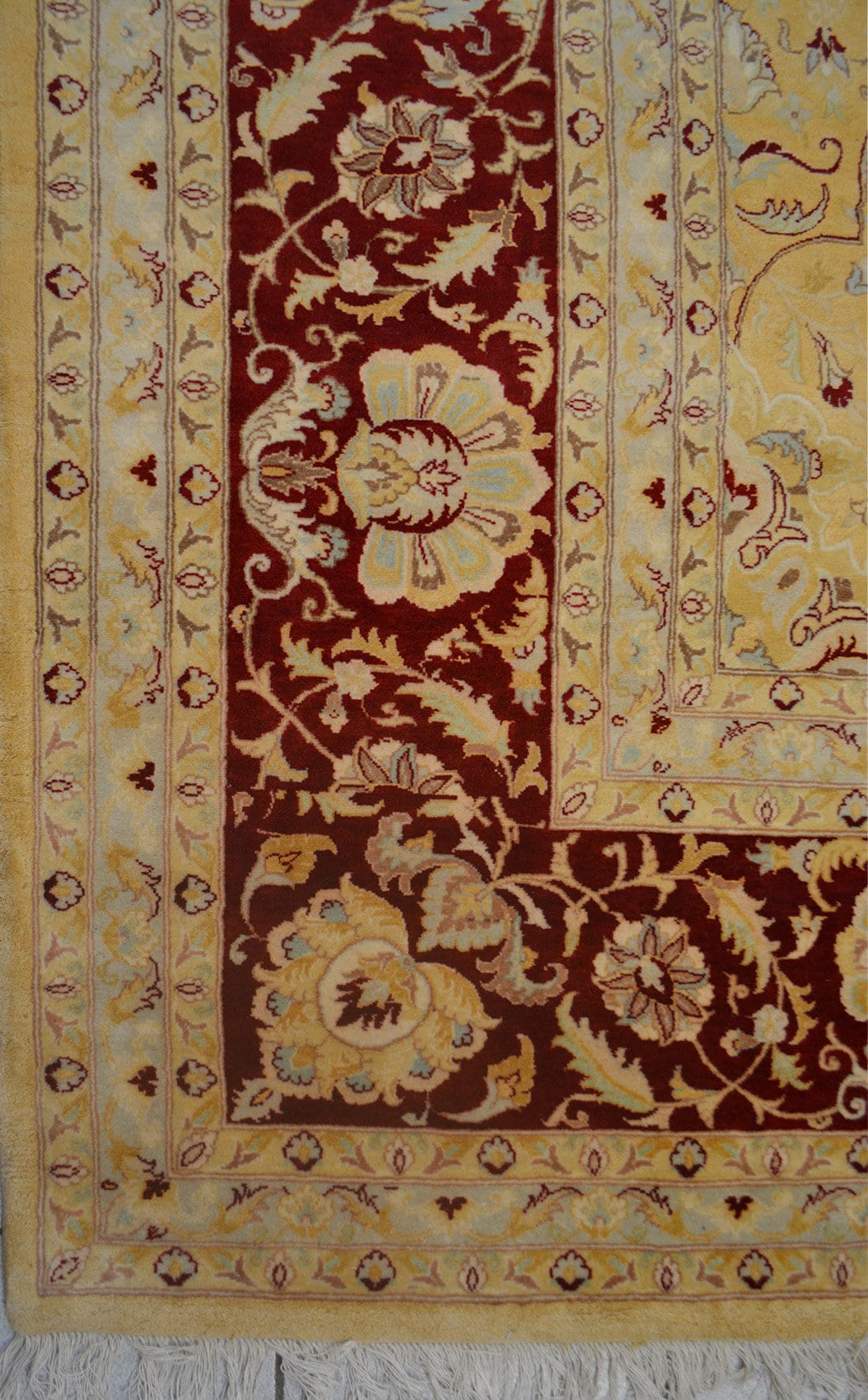 Ghoum - Oveisi Gardens Carpet | 17'11" x 12' | Home Decor | Silk & Wool Area Rug