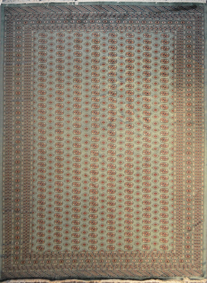 Bokhara Mauri Carpet | 13'11" x 10'4" | Home Decor | Hand-knotted Wool Area Rug
